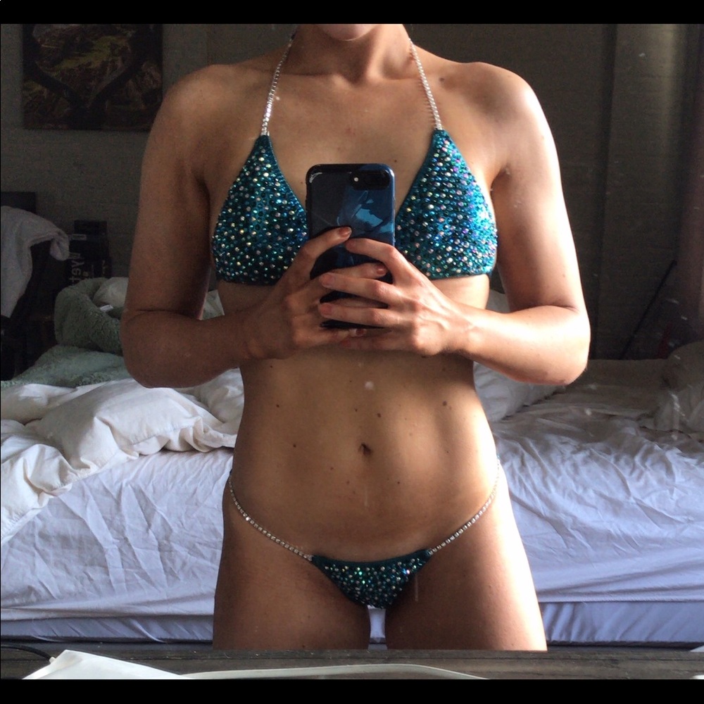 Teal Competition Bikini